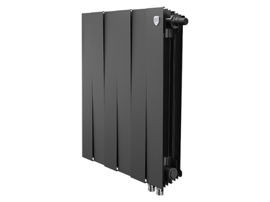 Биметаллический радиатор отопления Royal Thermo PianoForte 500 VDR80 6 секций Noir Sable